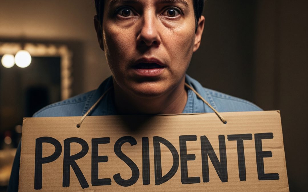 Presidente de comunidad, asustado