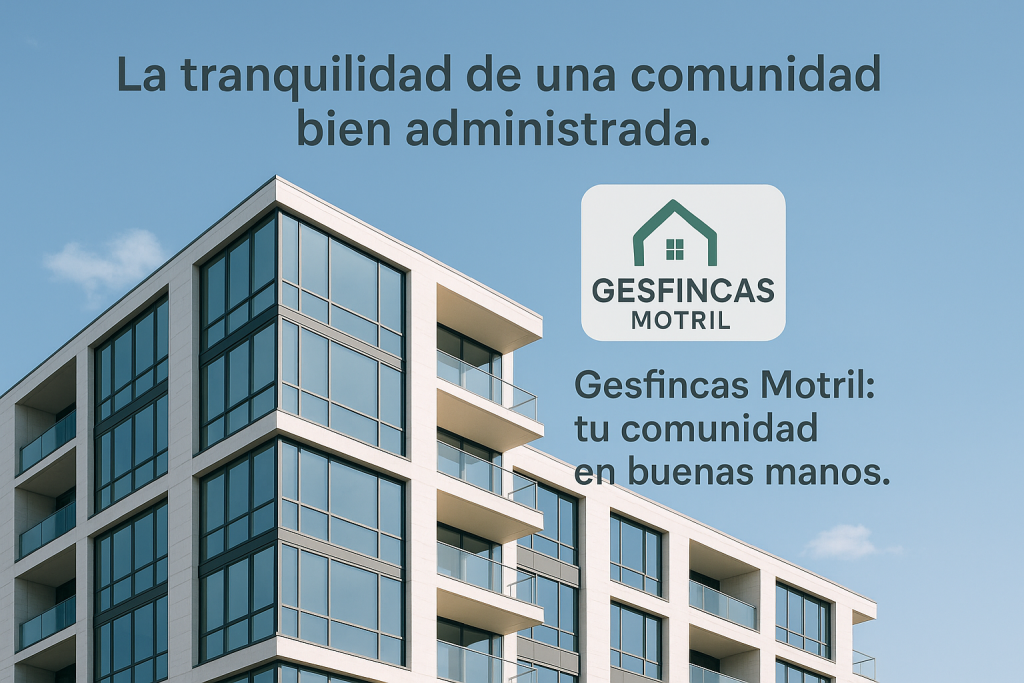 Edificio luminoso representando comunidad de propietarios regularizada con Gesfincas Motril.